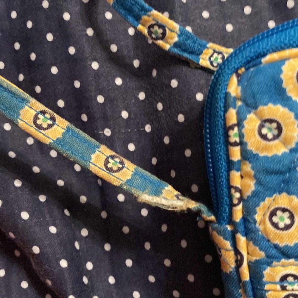 Vera Bradley Riviera Blue Mini Hipster - Picture 8 of 9